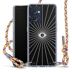 New Carry Case Transparent Stoff colourful/silber