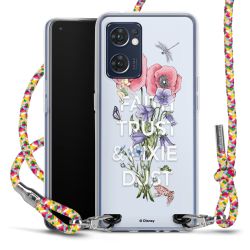 New Carry Case Transparent Stoff colourful/silber