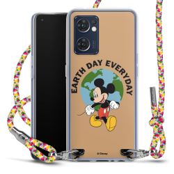 New Carry Case Transparent Stoff colourful/silber