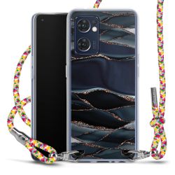 New Carry Case Transparent Stoff colourful/silber