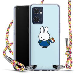 New Carry Case Transparent Stoff colourful/silber