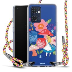 New Carry Case Transparent Stoff colourful/silber