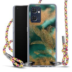 New Carry Case Transparent Stoff colourful/silber