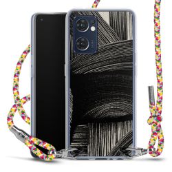 New Carry Case Transparent Stoff colourful/silber