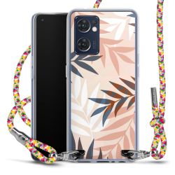 New Carry Case Transparent Stoff colourful/silber