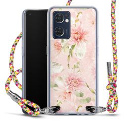 New Carry Case Transparent Stoff colourful/silber