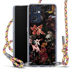 New Carry Case Transparent Stoff colourful/silber