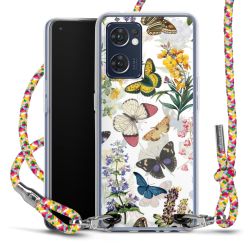 New Carry Case Transparent Stoff colourful/silber