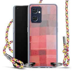 New Carry Case Transparent Stoff colourful/silber