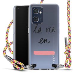 New Carry Case Transparent Stoff colourful/silber