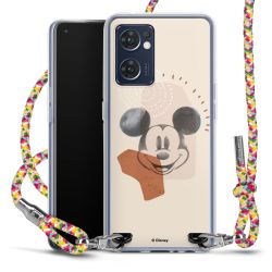 New Carry Case Transparent Stoff colourful/silber