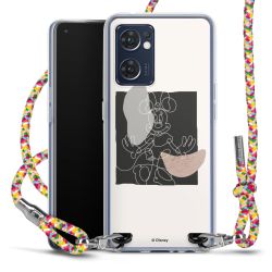 New Carry Case Transparent Stoff colourful/silber