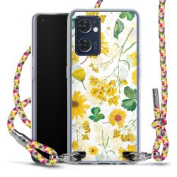 New Carry Case Transparent Stoff colourful/silber