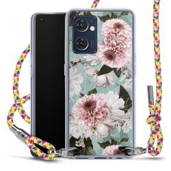 New Carry Case Transparent Stoff colourful/silber