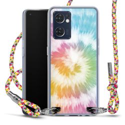 New Carry Case Transparent Stoff colourful/silber