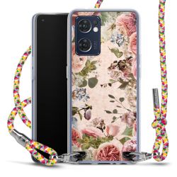 New Carry Case Transparent Stoff colourful/silber