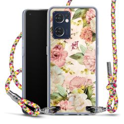 New Carry Case Transparent Stoff colourful/silber