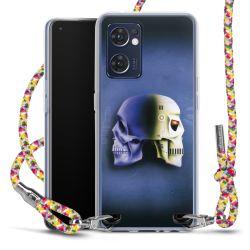 New Carry Case Transparent Stoff colourful/silber