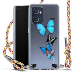 New Carry Case Transparent Stoff colourful/silber