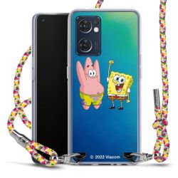 New Carry Case Transparent Stoff colourful/silber