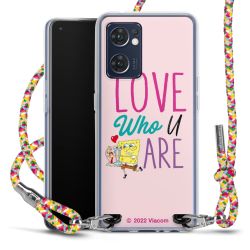 New Carry Case Transparent Stoff colourful/silber