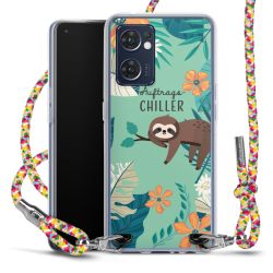 New Carry Case Transparent Stoff colourful/silber