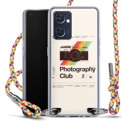 New Carry Case Transparent Stoff colourful/silber