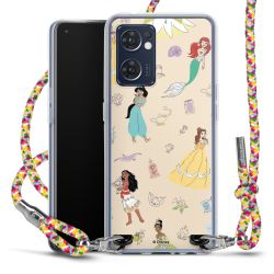 New Carry Case Transparent Stoff colourful/silber