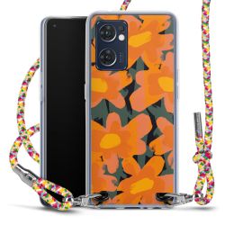 New Carry Case Transparent Stoff colourful/silber