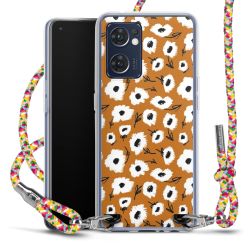 New Carry Case Transparent Stoff colourful/silber