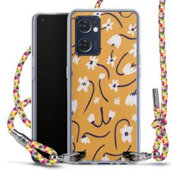 New Carry Case Transparent Stoff colourful/silber