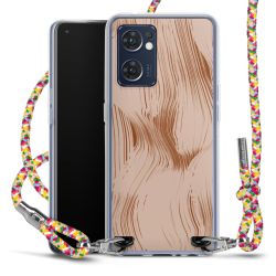 New Carry Case Transparent Stoff colourful/silber