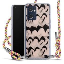 New Carry Case Transparent Stoff colourful/silber