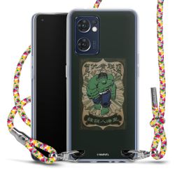 New Carry Case Transparent Stoff colourful/silber