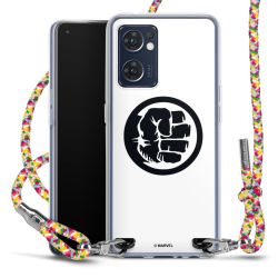 New Carry Case Transparent Stoff colourful/silber