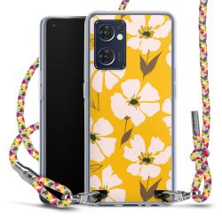 New Carry Case Transparent Stoff colourful/silber