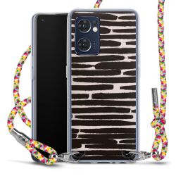 New Carry Case Transparent Stoff colourful/silber