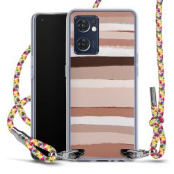 New Carry Case Transparent Stoff colourful/silber