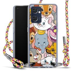 New Carry Case Transparent Stoff colourful/silber