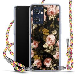 New Carry Case Transparent Stoff colourful/silber