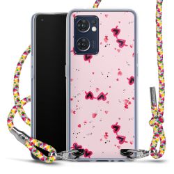 New Carry Case Transparent Stoff colourful/silber