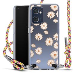 New Carry Case Transparent Stoff colourful/silber