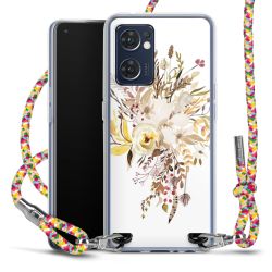 New Carry Case Transparent Stoff colourful/silber