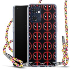 New Carry Case Transparent Stoff colourful/silber