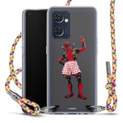 New Carry Case Transparent Stoff colourful/silber