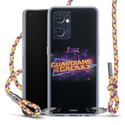 New Carry Case Transparent Stoff colourful/silber