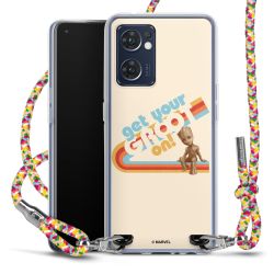 New Carry Case Transparent Stoff colourful/silber