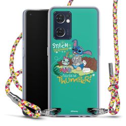 New Carry Case Transparent Stoff colourful/silber