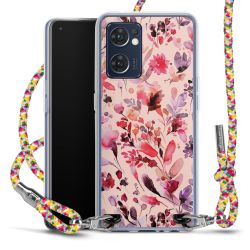 New Carry Case Transparent Stoff colourful/silber