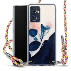 New Carry Case Transparent Stoff colourful/silber